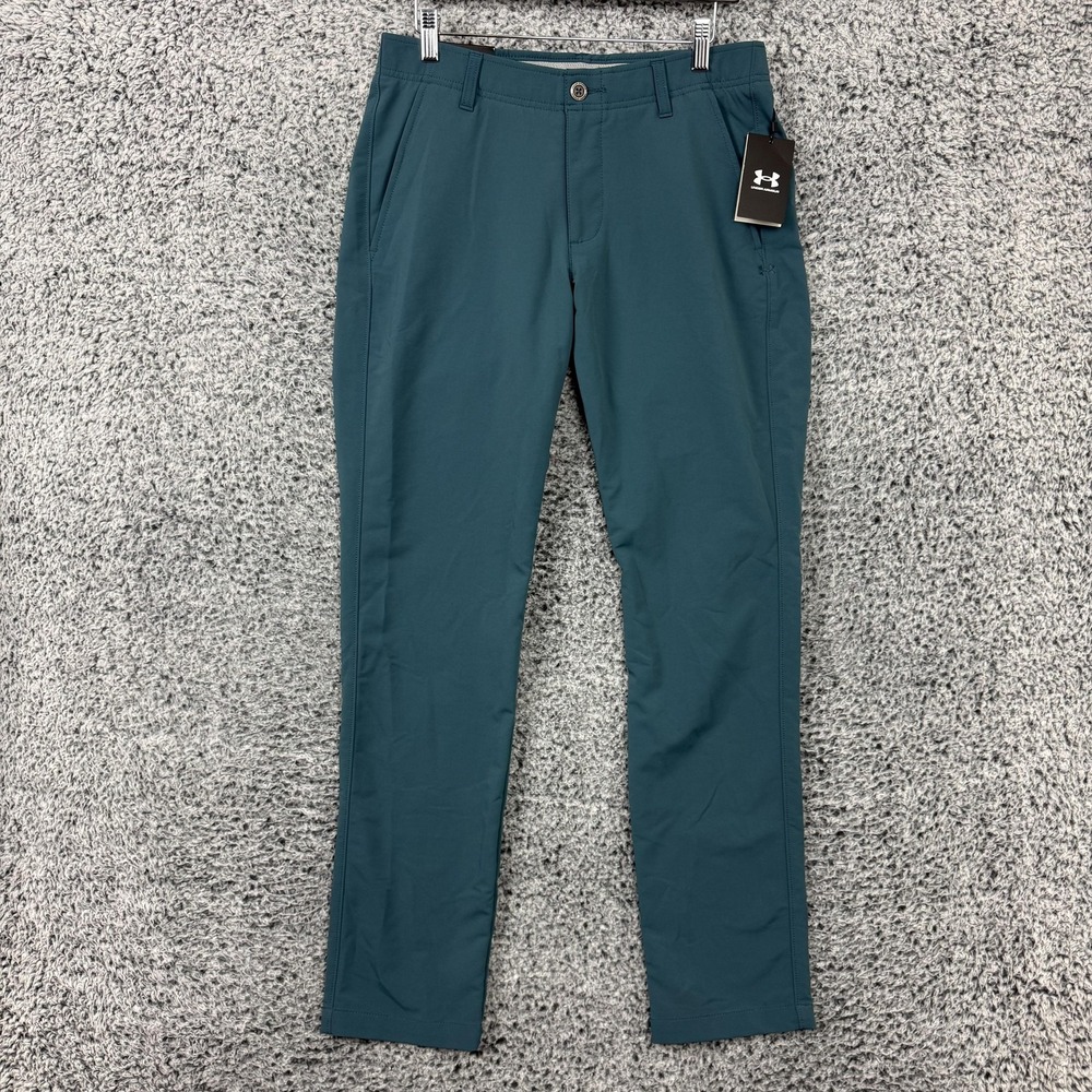 Under Armour Pants Mens 32x32 Green Match Play Taper Golf Tech Stretch
